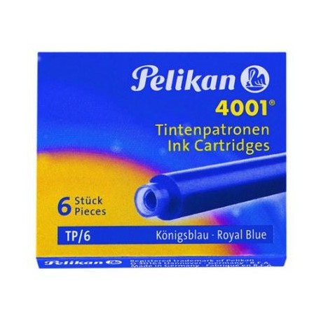 CARTOUCHE ENCRE PELIKAN BLEUE /6