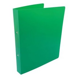 Classeur Souple PVC 2 Anneaux A4 2,5cm - Couleur - Transparent
