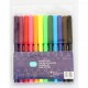 Marqueurs 12 couleurs - LAVABLE