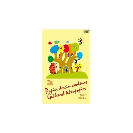 BLOC DESSIN COUL. ASS (24.5x34.5)