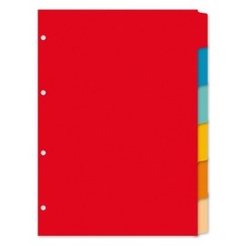 INTERCALAIRE CARTON .A4 6TABS