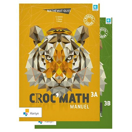 CROC'MATH 3 - MANUEL - PACK 3A+3B 9782801057346