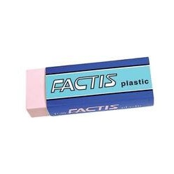 Gomme crayon plastique