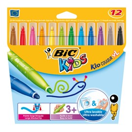Gros marqueurs BIC KIDS XL - LAVABLE