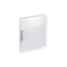 Classeur Souple PVC 2 Anneaux A4 2cm - Coul./Transparent