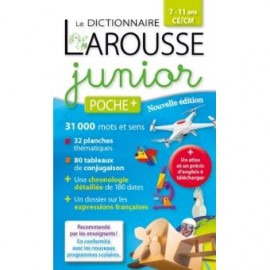 DICTIONNAIRE LAROUSSE JUNIOR POCHE 7-11 ans - 9782036019430